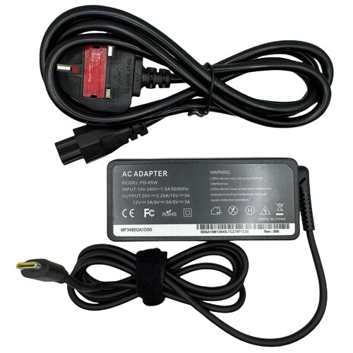20v 25a 65w type charger - 20v, 3.25a