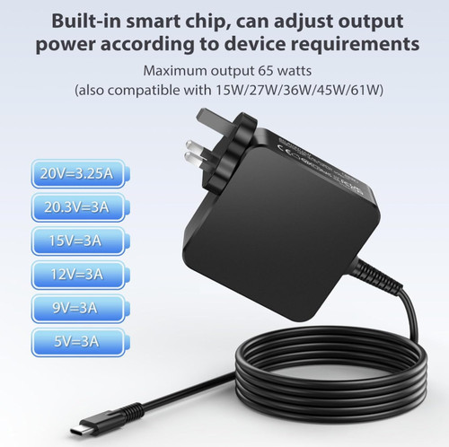 Usb laptop charger fast pd - laptop,