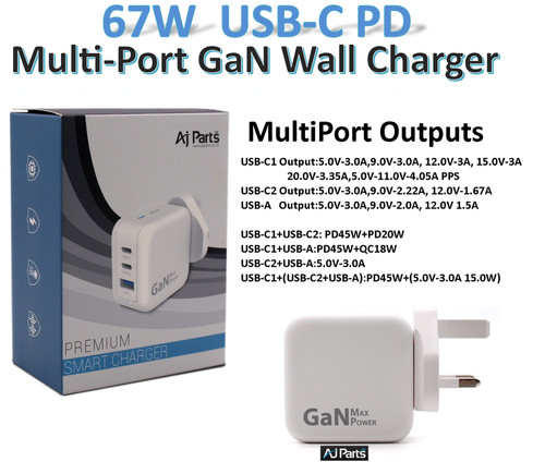 67w watt laptop charger type - watt,